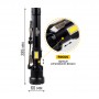 LED ліхтар-повербанк ручний LEBRON L-HL-10137, алюміній, 15W, 10000K, Li-ion 1200mAh*2, шнур USB