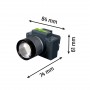 LED ліхтар налобний LEBRON L-HL-5123, 7W, Li-Ion 3600mAh, шнур USB, сірий