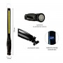 LED ліхтар для робочих зон LEBRON L-HL-11188, ABS+PC, 3.5W, 10000K, Li-ion 1200mAh, шнур Type-C/USB