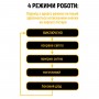 LED ліхтар ручний LEBRON L-HL-10185, ABS, 3W, 10000K, Li-ion 400mAh, чорний, шнур Type-C/USB