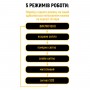 LED ліхтар ручний LEBRON L-HL-10213, алюміній, 8W, 10000K, Li-ion 1200mAh, чорний, шнур Type-C/USB