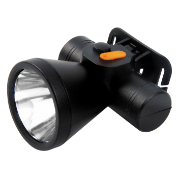 LED ліхтар налобний акумуляторний LEBRON L-HL-608, ABS, чорний, 1W, 800mAh Li-Ion