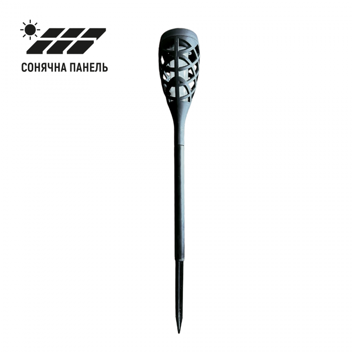 LED світильник LEBRON L-SL-18590, садово-парковий з сонячною панеллю, Ni-MH 100mAh, IP44