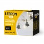 LED гірлянда LEBRON L-CL-2031 лінійна 3м, 30LED, метал. ялинка, IP20, USB, Пульт ДК