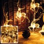 LED гірлянда LEBRON L-CL-3219 лінійна 5м, 20LED, теплий колір, олені, IP20, USB