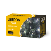 LED гірлянда LEBRON сітка 1,5х1,5м, 120LED, біла, IP20