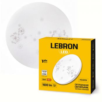 LED світильник LEBRON L-CL-М-1641, MEADOW, 16W, 4100K, 230V