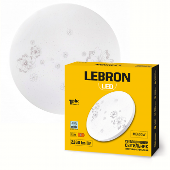 LED світильник LEBRON L-CL-М-2265, MEADOW, 22W, 6500K, 230V