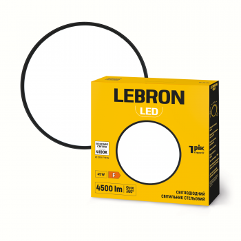 LED світильник LEBRON L-SF-CLASSIC-RBl, 72W, 4100K, чорний, 230V