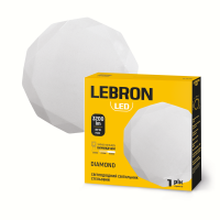 LED св-к LEBRON L-CL-DIAMOND, max 45W, 3000K, 4100K, 6500K, 3200Lm, O380*80mm