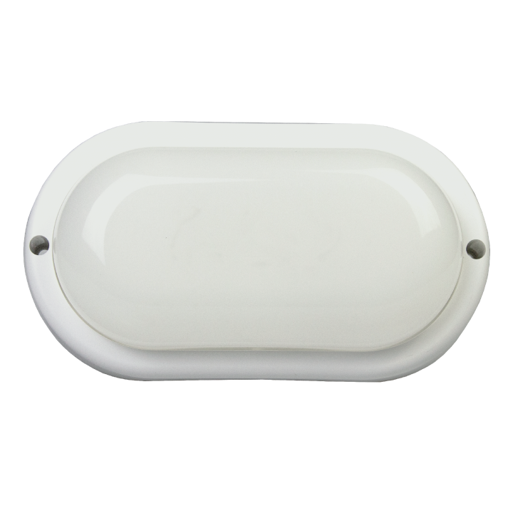 LED світильник LEBRON L-WLO-S-965, 9W, 6500K, ІР44, датчик руху, овал, 230V