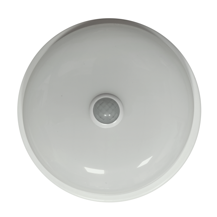 LED світильник LEBRON L-WLR-S-2065, 20W, 6500K, ІР65, датчик руху, круглий, 230V