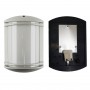 Світильник парковий GARDEN настінний, 40W, E27, IP44, ударост. PC/PP, сірий, (016 038 010125)