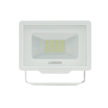 LED прожектор Lebron LF, 20W,6500K, 185-240V, білий