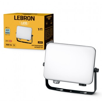 LED прожектор LEBRON L-LFmd-2065, 20W, 6500K, IP65, 230V