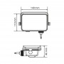 LED прожектор LEBRON L-LFmd-3065, 30W, 6500K, IP65, 230V
