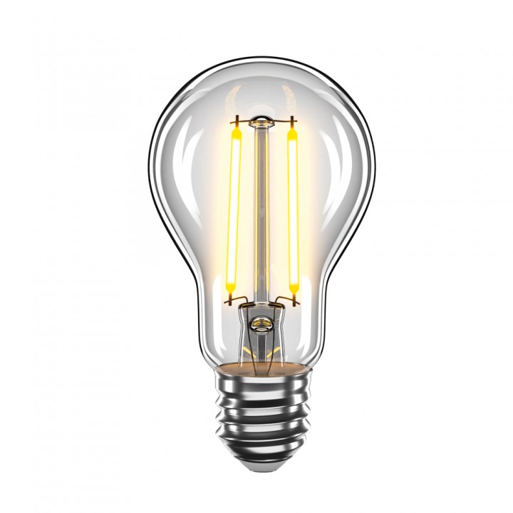 LED лампа VELMAX V-Filament-A60, 2W, E27, 2500K, 200Lm