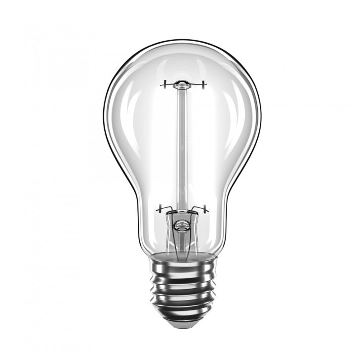 LED лампа VELMAX V-Filament-A60, 2W, E27, 4100K, 200Lm.