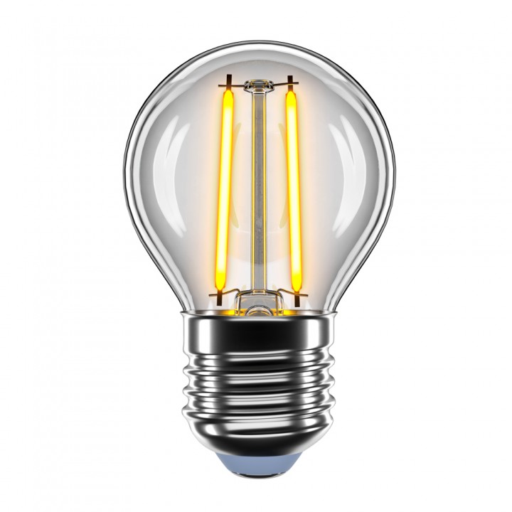 LED лампа VELMAX V-Filament-G45, 2W, E27, 2700K, 200Lm
