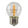 LED лампа VELMAX V-Filament-G45, 2W, E27, помаранчевий, 200Lm