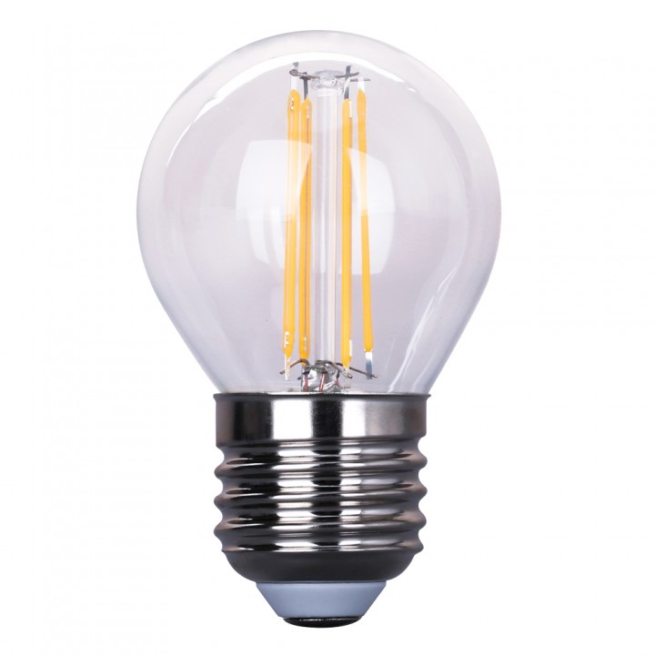 LED лампа VELMAX V-Filament-G45, 6W, E27, 4100K, 600Lm