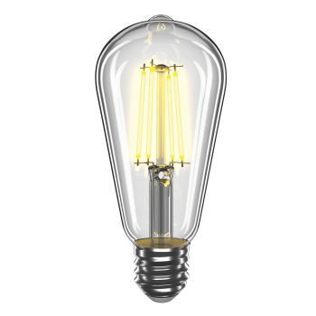LED лампа VELMAX V-Filament-ST64, 8W, E27, 4100K, 800Lm