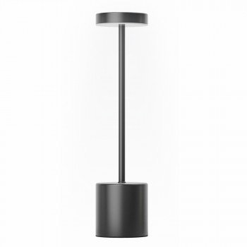 LED лампа настільна VELMAX V-TL-203225-Bl, 1,5W, 2700K-4500K-6000K, Li-ion 1200mAh, чорна, шнур USB