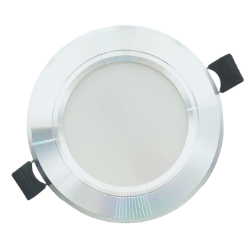 LED світильник VELMAX V-DR-Sl, 9W, 3000-6500K, срібний, з перемикачем, 230V