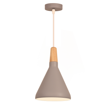 Світильник VELMAX V-CL-DRUM-Gr-Wh, max 60W, E27, 220V