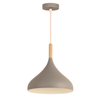 Світильник VELMAX V-CL-KIWI-Gr-Wh, max 60W, E27, 230V