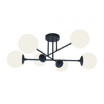 Світильник VELMAX V-CL-LINE3-Globe-Bl, max 60W*6, E27, 230V