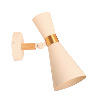 Світильник VELMAX V-WL-TRUMPET-Wh-Gr max 60W, E27, 220V