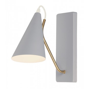 Світильник VELMAX V-WL-DAMSON-Gr-Wh, max 60W, E27, 230V