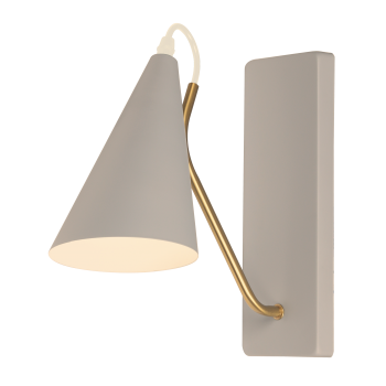 Світильник VELMAX V-WL-DAMSON-Gr-Wh, max 60W, E27, 230V