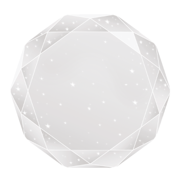 LED св-к VELMAX V-CL-DIAMOND, 30W, smart, 3000K-6500K, 2400Lm, пульт ДК