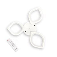 LED світильник VELMAX V-CL-LILY-3Wh, max 39W, 3000K-6500K, пульт, блок живлення, білий, 230V