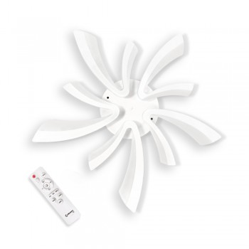 LED світильник VELMAX V-CL-SALVIA-5Wh, max 60W, 3000K-6500K, пульт, блок живлення, білий, 230V