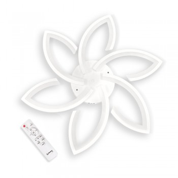 LED світильник VELMAX V-CL-LILY-6Wh, max 90W, 3000K-6500K, пульт, блок живлення, білий, 230V