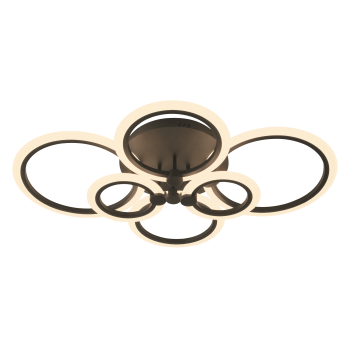 LED світильник VELMAX V-CL-NAOMI-R-120S, max 120W, 3000K-6500K, пульт, блок живлення, 230V