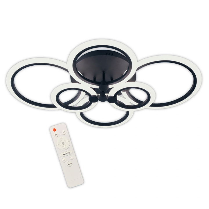 LED світильник VELMAX V-СL-NAOMI-R, max 120W, 3000K-6500K, 7700Lm, пульт ДК