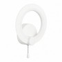 LED світильник VELMAX V-WL-NAOMI-R-12W-Wh-cord, 3000K-6500K, шнур-вимикач, білий, блок живлення, 230V