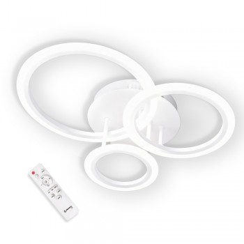 LED світильник VELMAX V-WL-NAOMI-R-12SWh, 12W, 3000K-6500K, блок живлення, білий, 230V