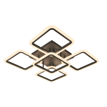 LED світильник VELMAX V-CL-NAOMI-S-90S, max 90W, 3000K-6500K, пульт, блок живлення, 230V