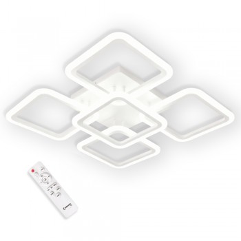 LED світильник VELMAX V-CL-NAOMI-S-90SWh, max 90W, 3000K-6500K, пульт, блок живлення, білий, 230V