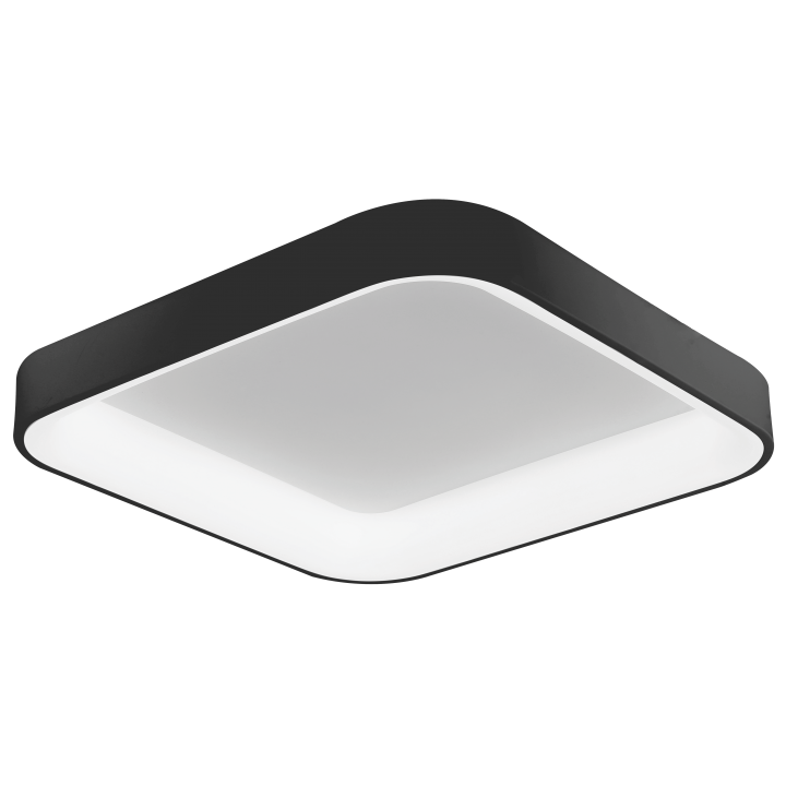 LED світильник VELMAX V-СL-VERONA-S, max 50W, 3000K-6500K, 3000Lm, пульт ДК, чорний