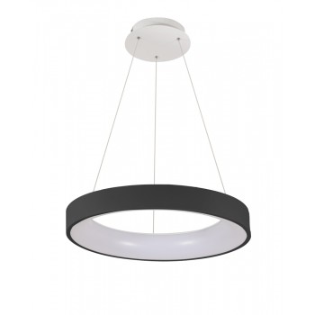 LED світильник VELMAX V-PL-VERONA-R-Bl, max 25W*2, 2700K-6500K, пульт ДК, чорний, 230V