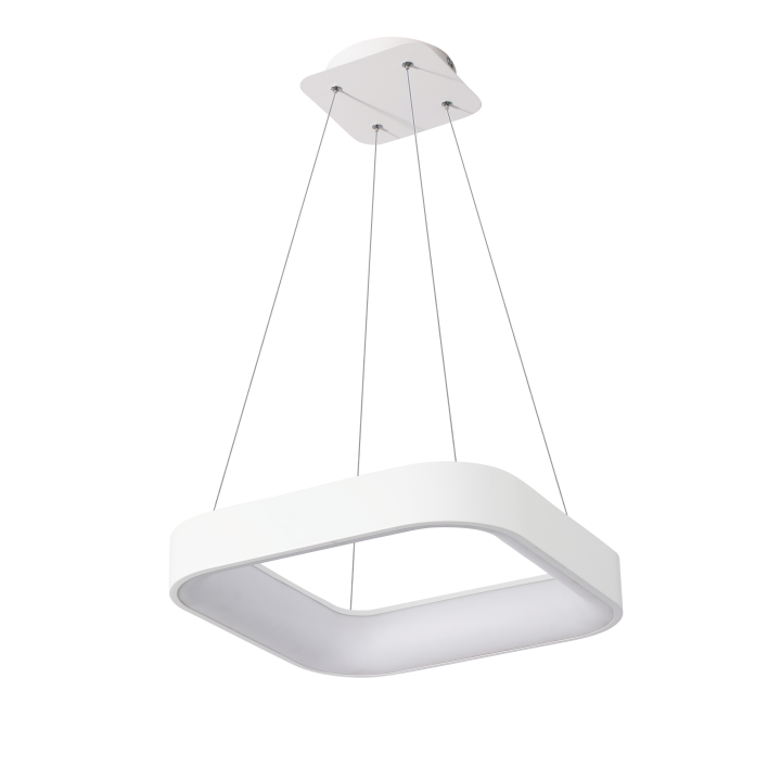 LED світильник VELMAX V-PL-VERONA-S, max 80W, 3000K-6500K, 5200Lm, пульт ДК, білий