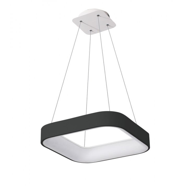 LED світильник VELMAX V-PL-VERONA-S-Bl, max 40W*2, 2700K-6500K, пульт ДК, чорний, 230V
