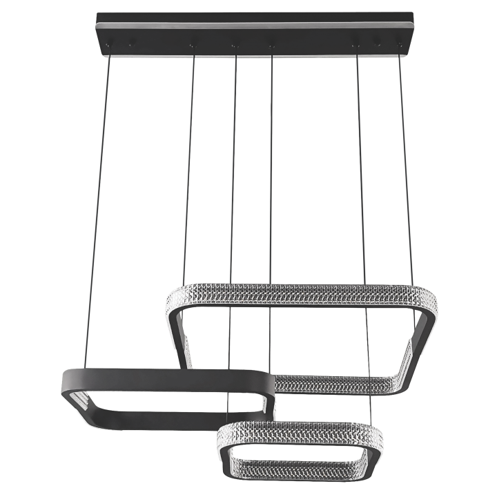 LED світильник VELMAX V-PL-ELEGANCE-S, 2*60W, 3000K-6500K, 7200Lm, пульт ДК