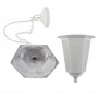 Світильник парковий FLORA, стел., 40W, E27, IP67, ударост. PC/PP, білий, (016 038 412000)